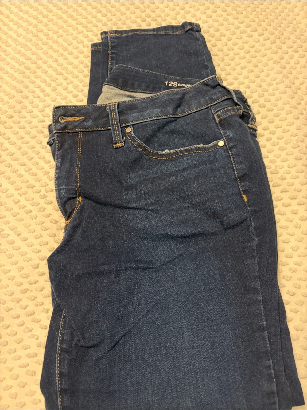 a.n.a Dark Indigo Skinny Jeans